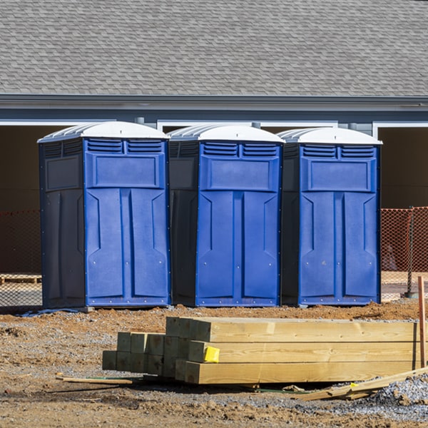 are there any restrictions on where i can place the portable toilets during my rental period in Evansville